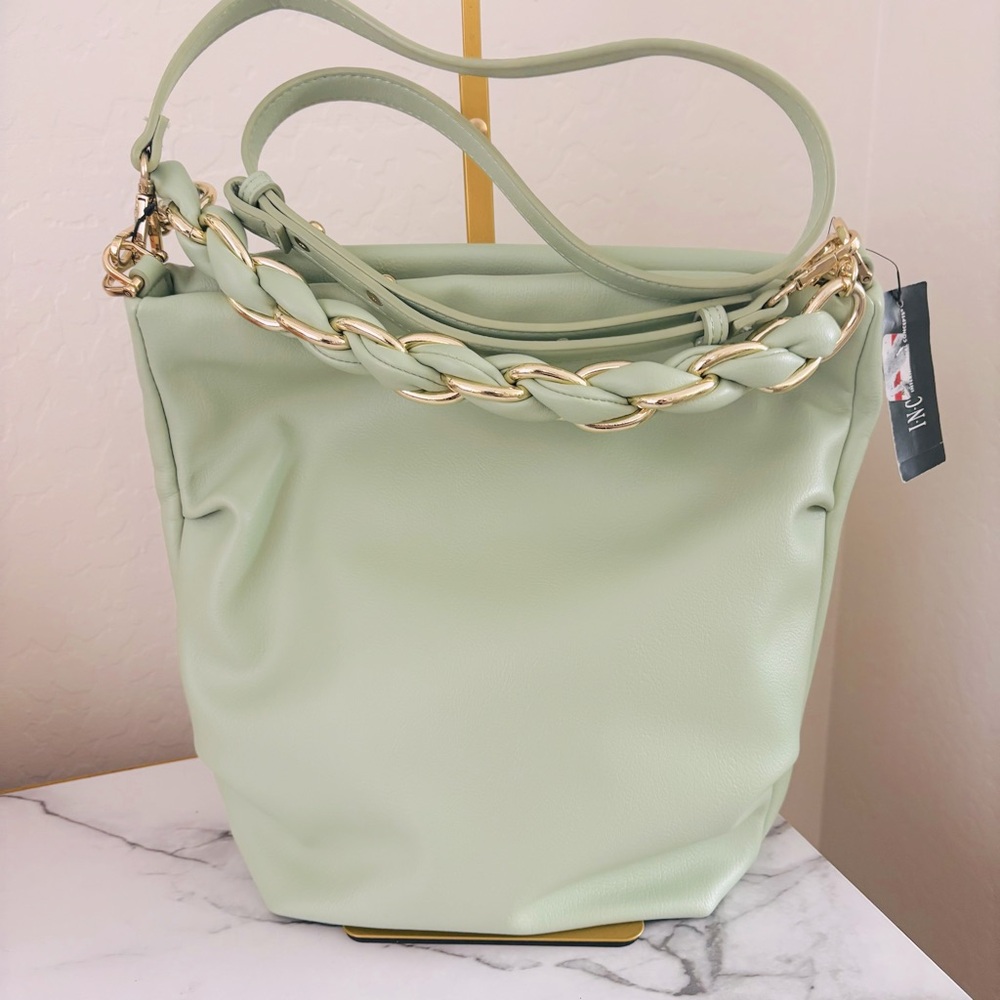 Inc International‎ Concepts Louiey Hobo Bag Foam Slate NWT